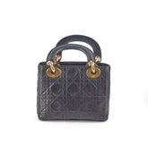 Christian Dior Lady Dior Mini Black Vintage 1997
